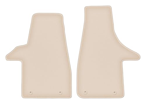 Tapis de voiture en velours beige pour Volkswagen Transporter T5 confort premium
