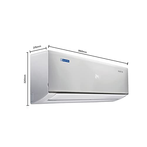 Image of Blue Star 1.5 Ton 4 Star, Inverter Split AC (100% Copper, Fix & Lock 4 in 1 convertible, Stabalizer-free operation, Blue Fins, IA418DNU, White)