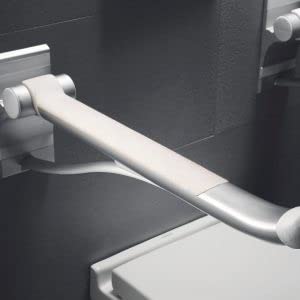 BRAZO PLEGABLE ASIDERO PARED SEGURIDAD BAÑO REGULABLE BARRA DE RESISTENCIA CAPACIDAD DE CARGA HASTA 150 KG