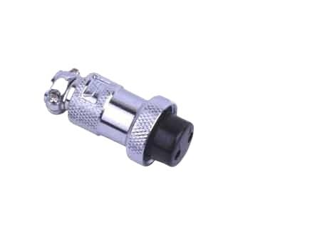 Gniazdo wtykowe lotnicze z przewodem GX20 2 3 4 5 6 7 8 9 10 12-pinowy kabel złącza 7-20 A 250 V męska i żeńska linia przyłączeniowa (męski z przewodem, 20 CM_2P)