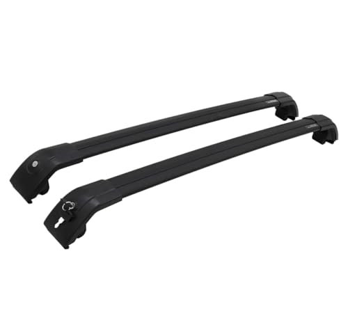 Barres de toit transversales verrouillables pour VW Atlas Cross Sport 2020-2024 rails affleurants