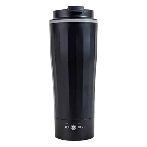 車用電気ケトル ポータブル電気ケトル 500ml 持ち運び 304ステンレス鋼 充電 加熱式 12V/24V対応 自動加熱 温度表示 スマート温度制御 旅行暖房マグカップ 車中泊 自動車 トラック 湯沸かし器 お湯 お茶入れ カップラーメン入れ お茶とコー