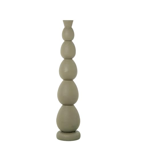 Vase de sol en métal vert mat Ø21x99cm pour décoration de maison
