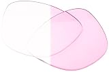オークリー(OAKLEY) 互換品 サングラス 交換レンズ フロッグスキン クリア ピンク フォトクロミック 紫外線カット 調光レンズ