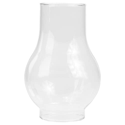 FOMIYES Lampenschirm Glas Lampenschirm ?llampenschornstein Kerosinlampe Ersatz Klarlampe Abdeckung für ?l Kerosinlampe 15 Cm* 10. 5 Cm* 6 Cm e Glas Ersatz