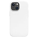 PROTECTION COMPLÈTE POUR IPHONE 13 – Coque iPhone 13 blanche en silicone souple conçue pour une protection intégrale contre les chocs, les rayures et les chutes. Étui antichoc avec coins renforcés, bords surélevés pour protéger l’écran et la caméra, parfaite pour un usage quotidien.
