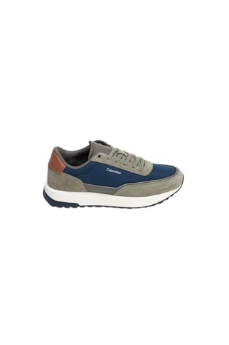 Baskets City Runner en cuir multicolores Calvin Klein chaussures à lacets