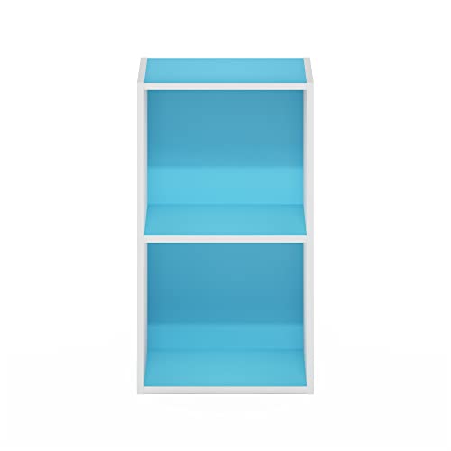 image for Furinno PASIR Book Shelf, 2-Tier Modern Bookshelf, Open Shelves Bookca
