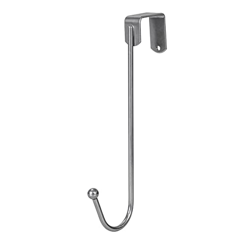 Ordene - Gancho de Metal para Porta, Cor Prata, Linha My Closet