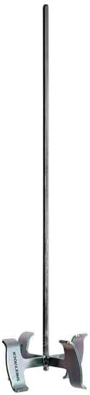 USG Sheetrock 30 Drywall Mud Mixer, Heavy-Gauge Steel Joint Compound Mixing Paddle, Tri-Fold Blade Design, Self-Centering Shaft, Fits Standard 1/2 Drive Drills