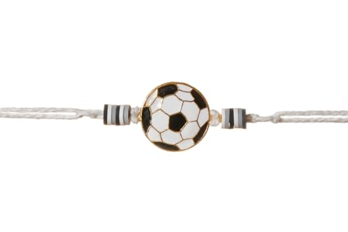 Image of Kizzi Indian Team Jersey and Football Rakhi Set for Kids Sports Rakhi