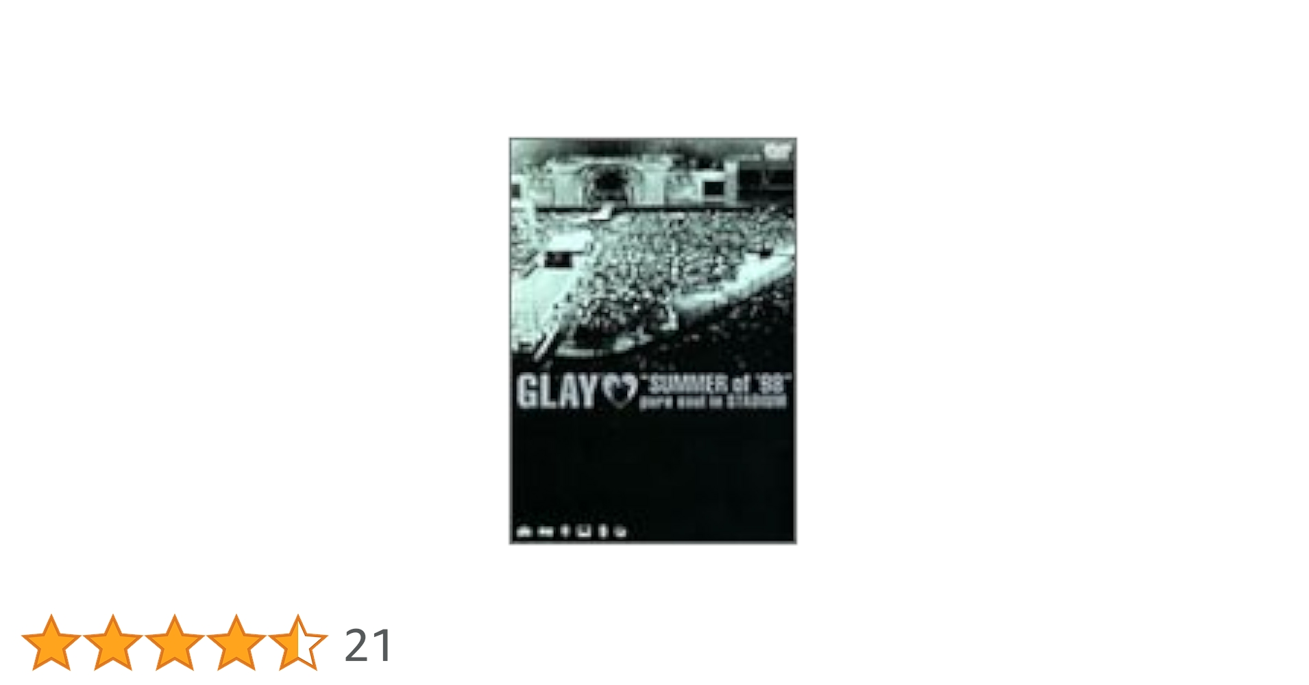 “SUMMER of ’98” pure soul in STADIUM [DVD] cm3dmju BLU-RAY/DVD｜GLAY公式サイト