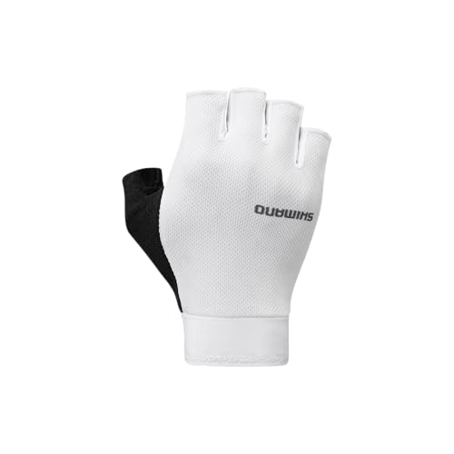 SHIMANO CLOTHING Explorer Gel Gloves - White XL équipement textile pour vélo
