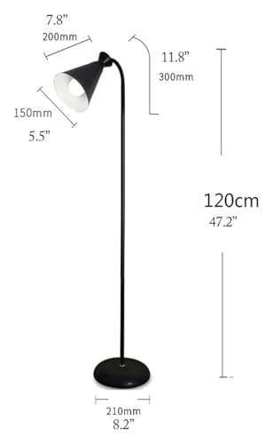 Lámpara LED E27 de pie y colgante con cabezal orientable de metal 2