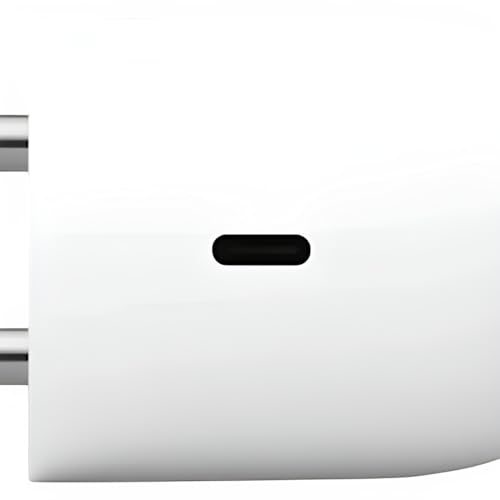 Image of Google 45W Type C Fast Charger Adapter Compatible with Pixel 9 Pro XL, Pixel 9 pro Fold, Pixel 9 Pro, Pixel 9 /9a, Chromebook, Pad, Taplet, Laptop Quick Rapidly Charging for USB C Mobile Phones, White