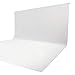ISSUNTEX 10X12 ft Background Muslin Backdrop, Photo Studio, Collapsible High Density Screen for Video Photography and Television-White