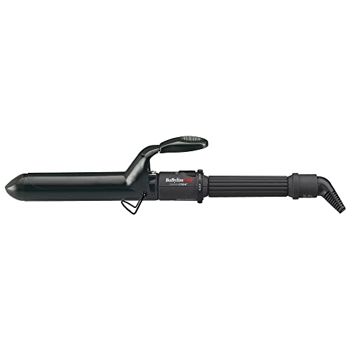 BaBylissPRO - BaBylissPRO Ceramix Xtreme 1-1/4” Inch Ceramic Curling Iron Professional with Far-Infrared, Instantly Heats To 430°F, Anti-Frizz Control, For All Hair Types, Hair Curler, Spring Handle, Dual Voltage