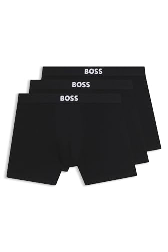 BOSS One Lot de Trois Boxers Longs avec Taille Logo