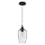 ANTILIYA Glass Pendant Lights Kitchen Island, Black Pendant Light Fixtures with Hand-Blown Clear Glass Modem Farmhouse Hanging Light for Kitchen Sink Dining Room Bedroom