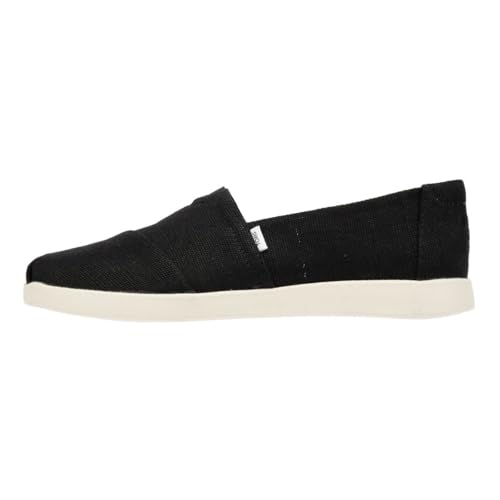 Image of TOMS Women's Alpargata Plus Slip On Espadrille, Textile Upper, Relaxed Fit, CloudBound Insole, Stretchy Easy On and Off
