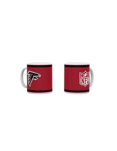 Atlanta Falcons NFL American Football – Tasse Becher Kaffeetasse Kickoff – Mattes Design zur Season 2024/2025 – 330 ml – Keramik