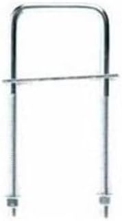 Mintcraft Lr355 Zinc Square U Bolt, 3/8 X 4 X 7