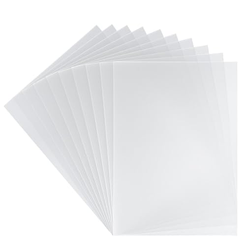 Ideen mit Herz Windradfolie | Bastelfolie | transluzent-weiß | DIN A4 | 200 µ | Nicht klebend | 10 Stück