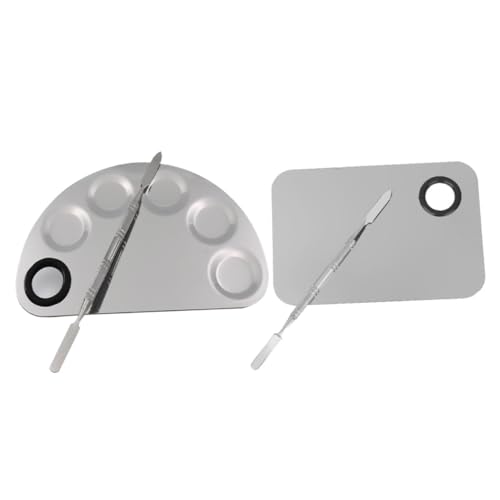 FRCOLOR 2�Z�b�g�ϋv���̂���X�e�����X�����C�N�A�b�v�~�L�V���O�g���C ���ϕi�t�@���f�[�V�����p�p���b�g ���ڎ��[�ɓK���������f�U�C�� �y�ʂŎg���₷���y�C���g�����v���[�g