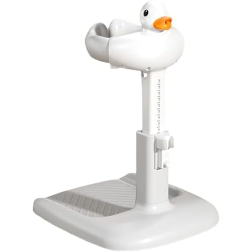 TAYOA幼児用シャワースタンド、ベビー バス 赤ちゃん立ち入浴サポート 子供用ハグバスタワー 、 ベビーシャワースタンド、ベビー用 おふろ 入浴補助機 赤ちゃん 立つ スタンド アローン バスヘルパー (グレー,ベンチなし)