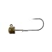 Z-Man Power Finesse Shroomz Jig Heads 3-Pack (Green Pumpkin, 1/5 oz)