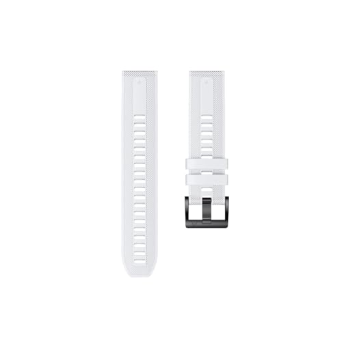 Garmin MARQ Gen 2/Epix/Approach S 70 47 mm/Forerunner 965 955ブレスレットに適したQuickFit 22 mmシリカゲルベルト(Style 1 White,QuickFit 22mm)