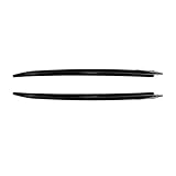 Jupes Latérales De Voiture Extension Séparateur Diffuseur Tunning Winglet Kit Carrosserie pour BMW Série 2 F44 F74 Sport 2020 Extensions Jupes Latérales(Gloss Black)