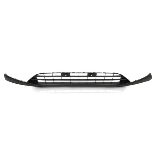 PIT66 Front Bumper Lower Valance Panel Grill Compatible with Fits Ford Focus S ST SE SEL Titanium 2017-2018/Ford Focus S ST SE Titanium 2015-2016,Black