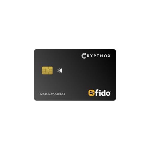 Cryptnox FIDO2 NFC Security Key Card – FIDO2 Level 1 Certified – ...