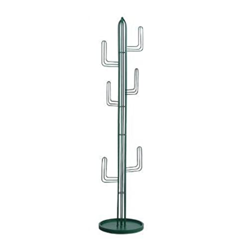  Attaccapanni da Terra a Forma di Cactus Con 6 Ganci - Per Cappelli, Abiti, Sciarpe, Borse, Ombrelli - Albero Appendiabiti da Ingresso