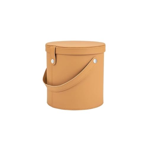 Cubo de basura para coches y accesorios de almacenamiento de cuero negro para residuos 01