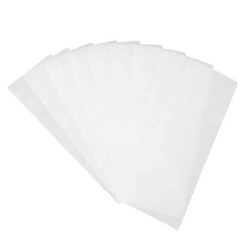 STOBAZA 200 Bandas de Cera No Tejidas Blancas para Depilación Corporal y Facial Tamaño Estándar Suaves y Flexibles Ideales para Uso Profesional y Doméstico