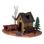 Carole Towne Collection Anybody Home - Bears and Cabin Village Table Accent
