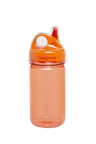 Nalgene Kids Sustain Grip-N-Gulp Water Bottles Made with Material Derived from 50% Plastic Waste (using ISCC certified mass balance), Leak Proof Sippy Cup, Durable, BPA and BPS Free, Dishwasher Safe