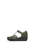Fly London VELT224FLY, Sandal Women's Fashion Shoes, GREEN, 37