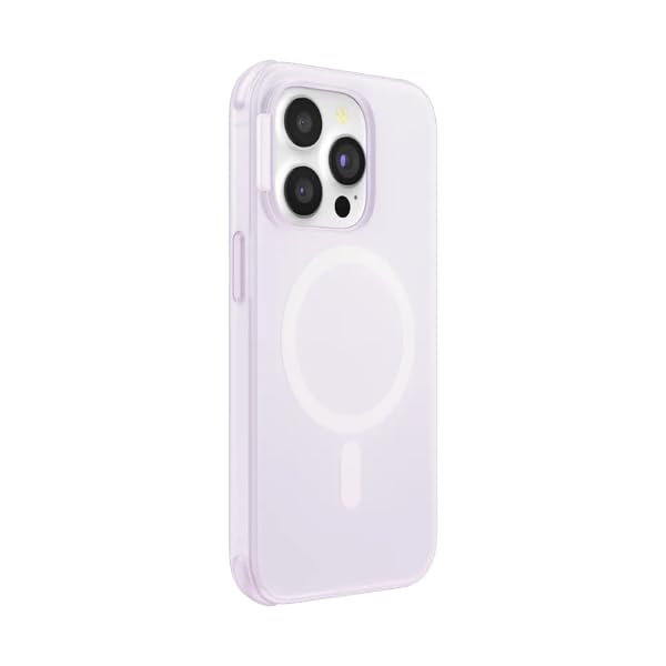 Image of PopSockets iPhone 14 Pro Phone Case with MagSafe- Opalescent White