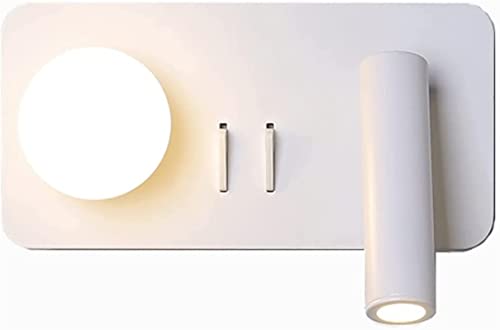 Aplique de pared moderno para evitar la fatiga visual con luz de lectura LED ajustable