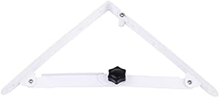 Happyyami 2PCS Adjustable Solar Panel Bracket Solar Panel Mount Brackets with Foldable Tilt Legs Solar Panel Mounting Support for Roof, RV, Boat (0°- 90°)