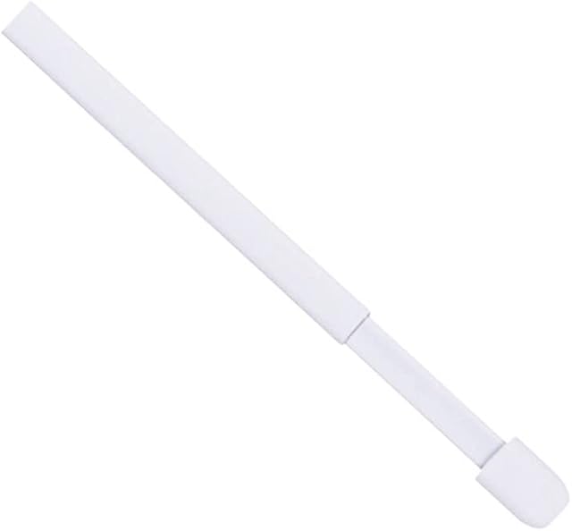 Oval Net Rod for Voile Net Curtains - Net Rod 150-250cm - Extendable Pole - Includes Screw In Hooks