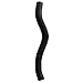 Dayco 72565 Curved Radiator Hose , Black