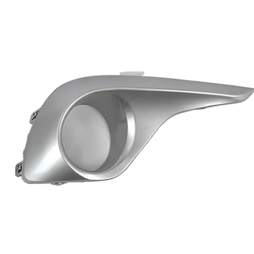 トヨタ ハイランダー 2012 2013 2014 フロントバンパー フォグランプカバー グリル 交換用ランプフレーム シルバー(1PCS right side)