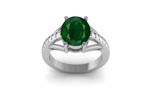 Image of LMDPRAJAPATIS 925 Sterling Silver Antique Art Deco Birthstone Women Jewelry For Her