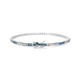 Mabina Gioielli - Pulsera mujer - Pulsera tenis con circonitas multicolor azul - 533883-16
