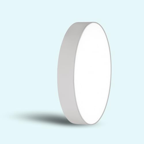 Image of Panasonic Glass 12 Watt LED Rimless Surface Panel Light | Elegant Rimless Design | Surface Mounted LED Down Light for Ceiling (Round, White, Pack of 1)