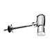 Zinc Alloy Urinal Flush Valve Toilet Flushing Flush Valve Hand-Pressed Urinal Hand Pressing Flus Tool